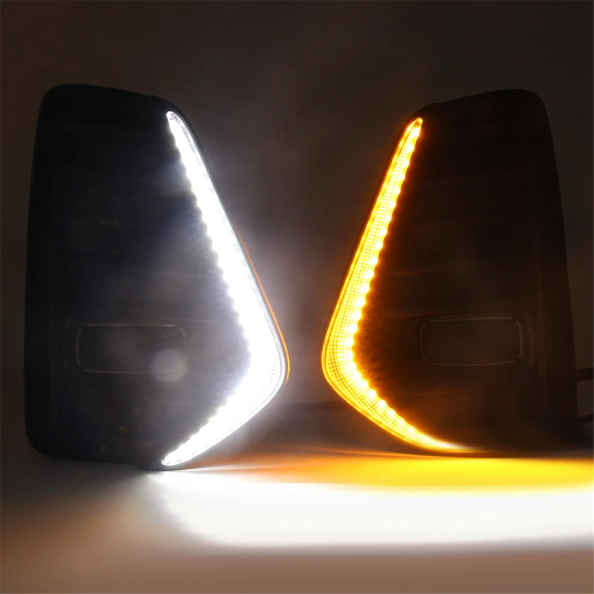 

Car Headlight DRL Daytime Running Light Daul Clour Lights for Nissan Kicks 2021-2023 LED Turn Signal Lights