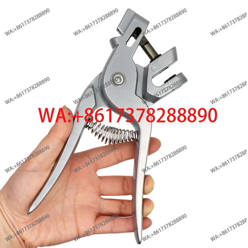 High Quality Veterinary Ear Pliers Animal Ear Punch Pig Sheep Cow Aluminum Alloy Punch Pliers