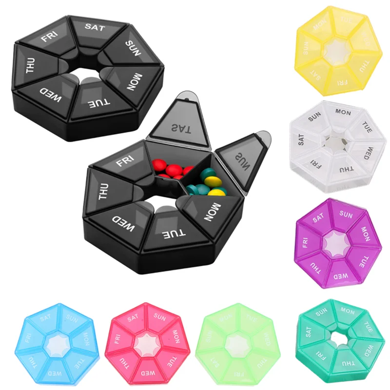 1Pcs Pill Case 7 Da…