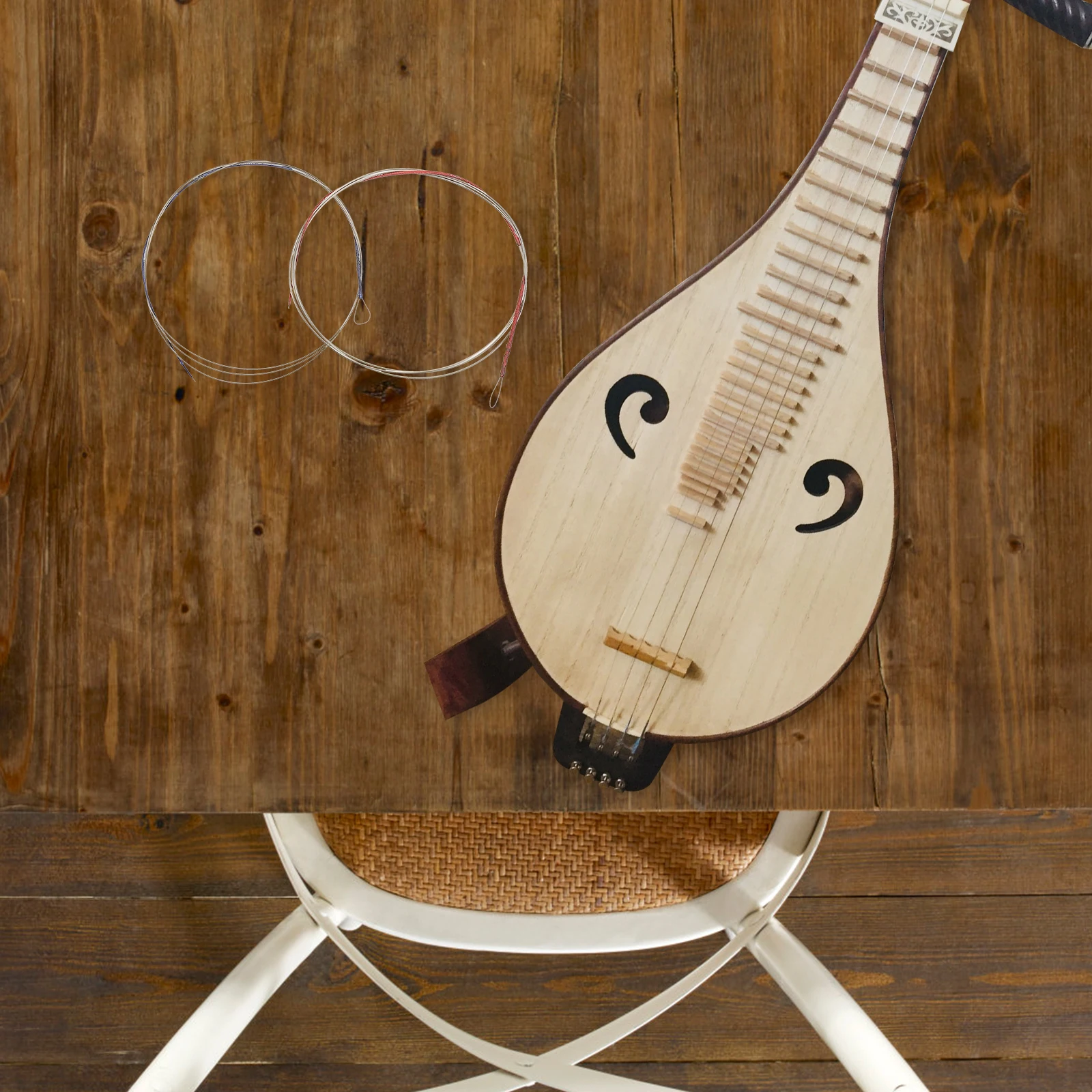 

4pcs Liu-Chin Replacement Liu-Chin Parts Set High Quality Durable Resonant Sound Easy Replace Accessories Parts