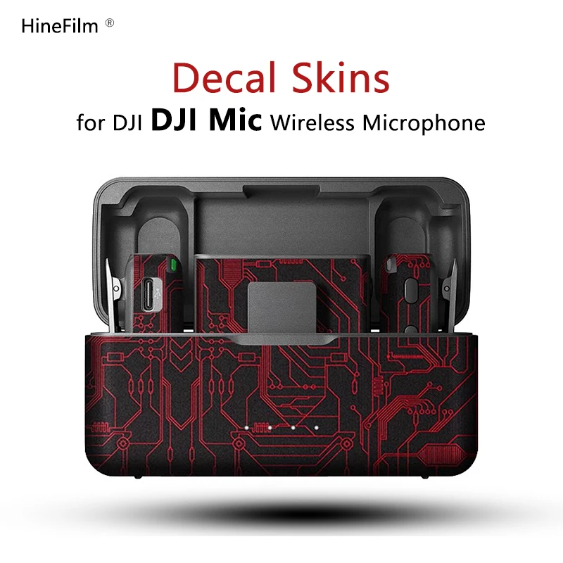 

DJIMic Sticker Decal Skin For DJI Mic Wireless Microphone Protector Coat dji mic accesories Wrap Cover COVER PROTECTOR CASE