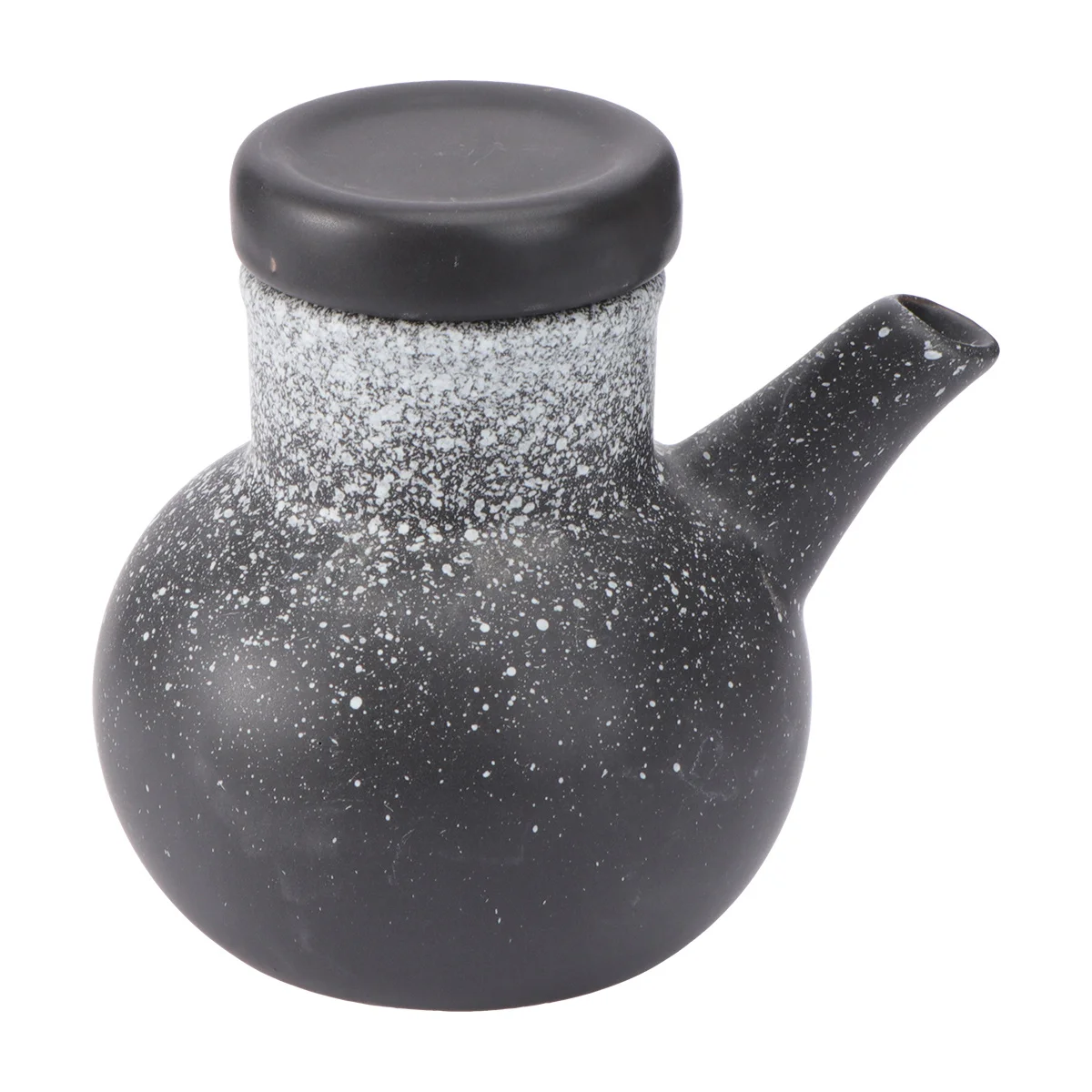 

1Pcs Ceramic Seasoning Kettle Easy Clean Soy Sauce Storage Bottle Kitchen Supply Spice Container Seasoning Kettle