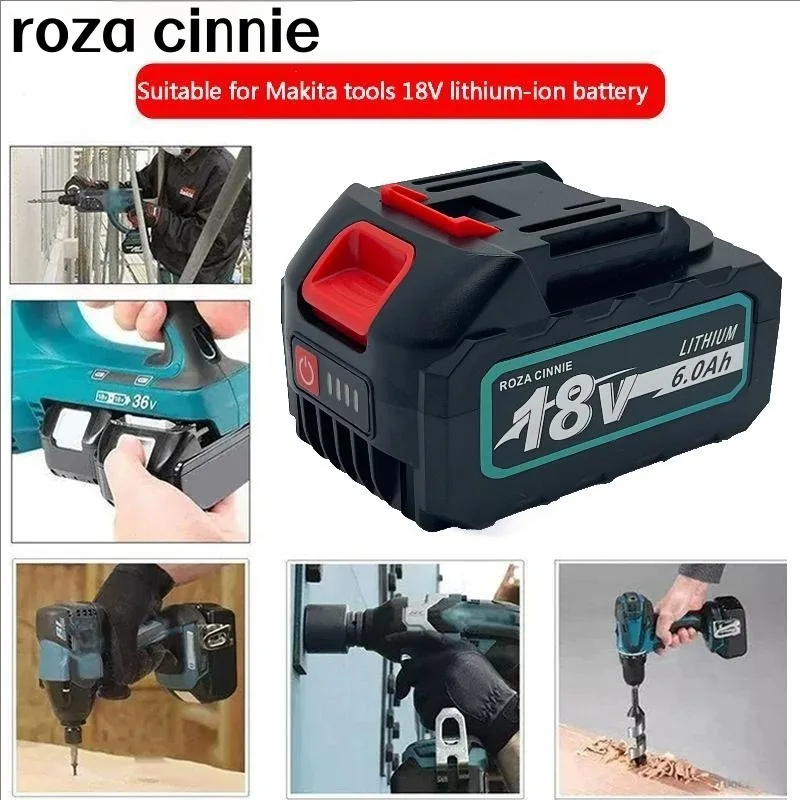 Литиевая батарея 18 В, подходит для аккумуляторов для инструментов серии Makita LXT 18 В, таких как ручные дрели, отвертки и т. д.