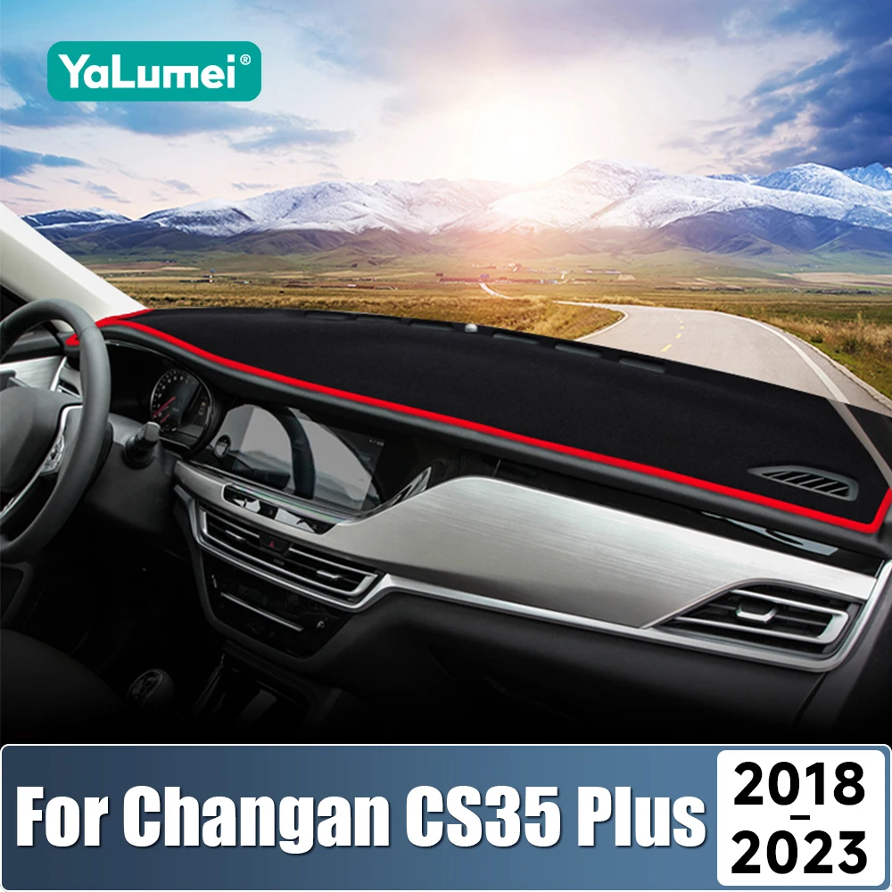 Für Changan CS35 Plus 2018 2019 2020 2021 2022 2023 Auto-Armaturenbrett-Abdeckung Sonnenschutz Lichtschutzmatte Anti-UV Rutschfest Zubehör