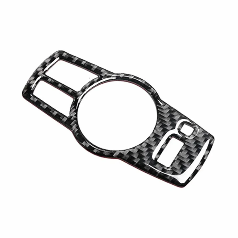 Car Headlight Switch Panel Cover Sticker Carbon Fiber Switch Panel Trim Accessories For BMW 5 Series F10 F07 F01 F25 F26 X3 X4 N