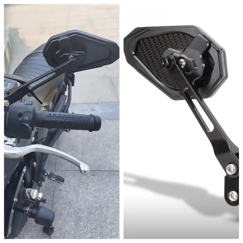 

Motorcycle Accessories Rear Mirror Aluminum Alloy 8 10MM Universal Mirror For VOGE Honda Hornet KTM Yamaha MT 07 09 Tracer 700