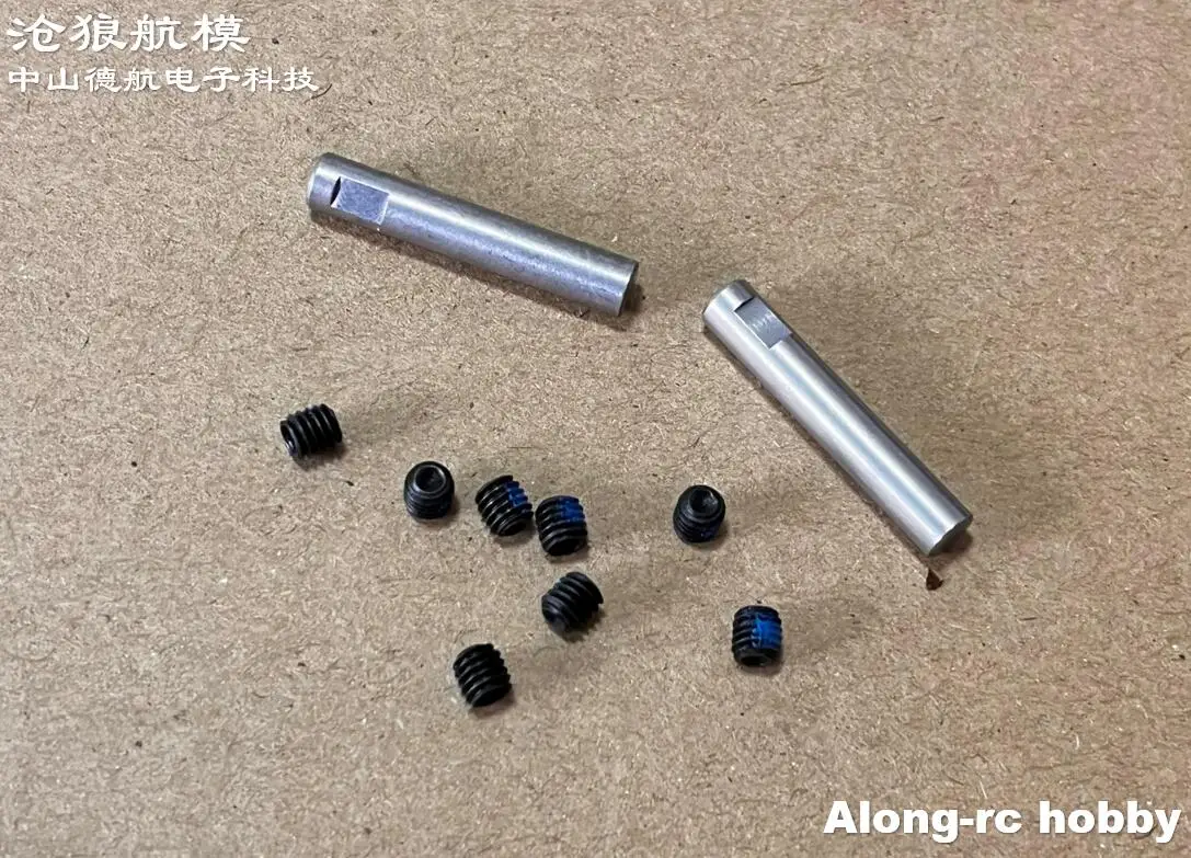 2 pièces 5*28mm arbre en acier 5mm boulon pièce d'avion RC pour retire le train d'atterrissage ou les modèles de bricolage pièces d'avion AL-37