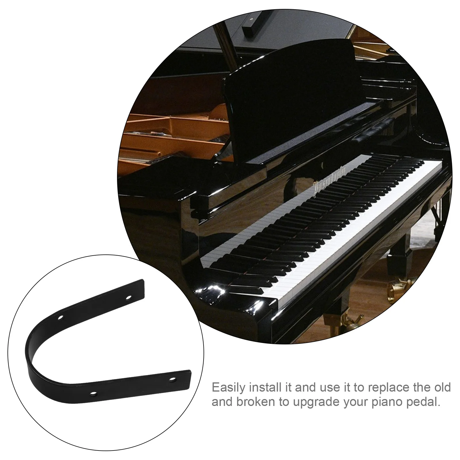 

Heavy Duty Replacement U-Shape Steel Flexible Metal Spring For Pedal Repairing Accessory Durable Long-Lasting Performance