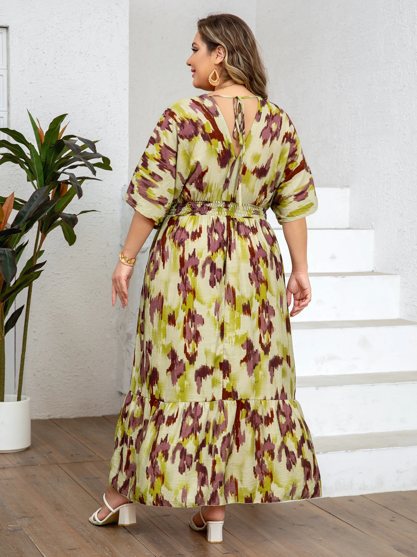 【Taille plus grande】Robe de va - Summer Clothing Colors avis et prix