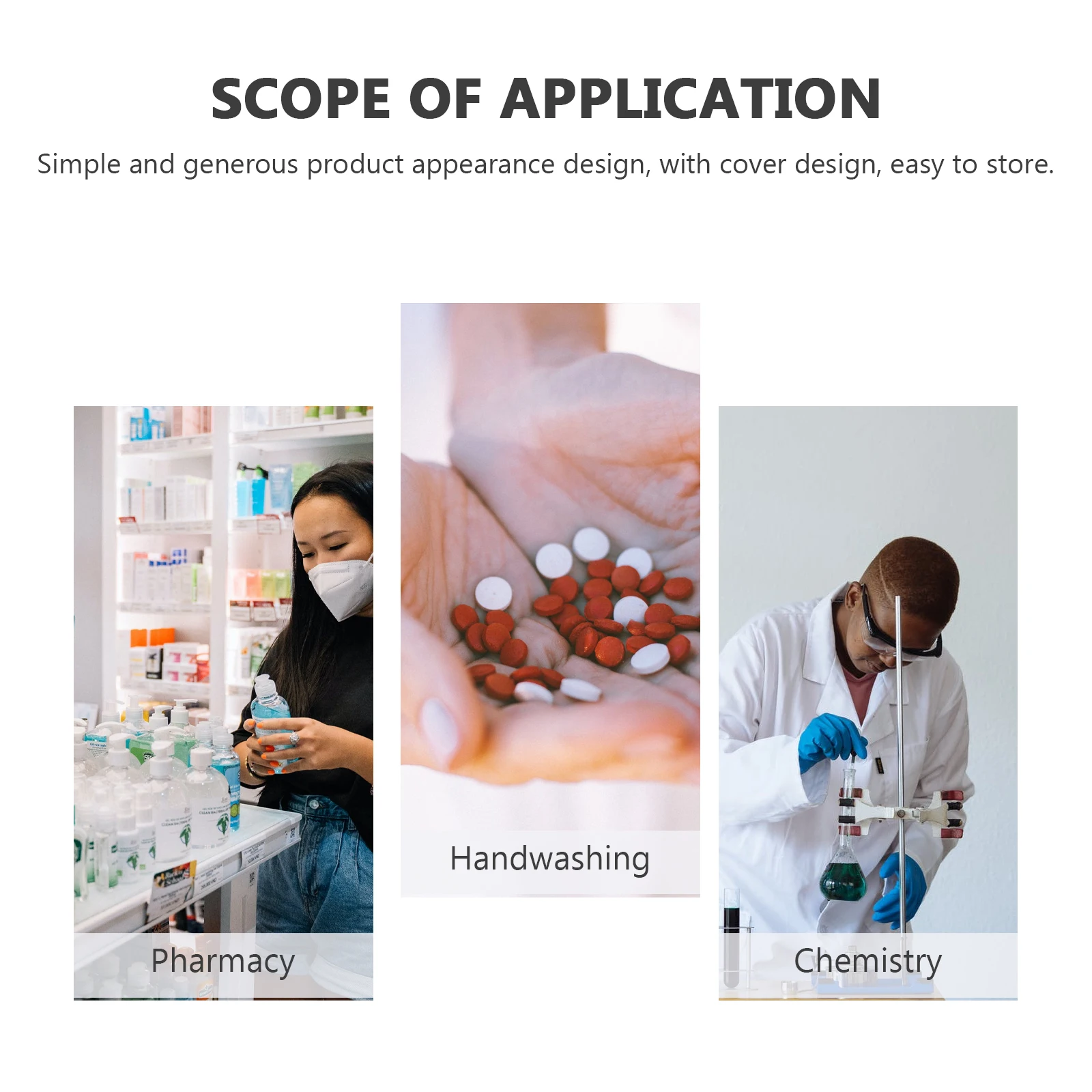 

20 Pcs Reagent Bottles 8ml Plastic Containers Chemical PP Pipe Dredge Sealing Vials Lid for Diagnostic Fluids Low