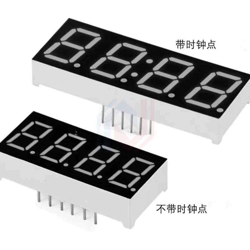 5Pcs/lot LED Digital Tube Luminotron 0.36-Inch 1/2/3/4-Bit Co-Yin/Co-Yang Red Highlight Digital Display Tube Clock