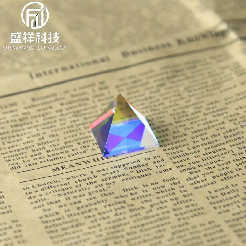 Color-matching prism pyramid, demon castle, aurora cabin, creative gift, irregular light cube, cosmic cube
