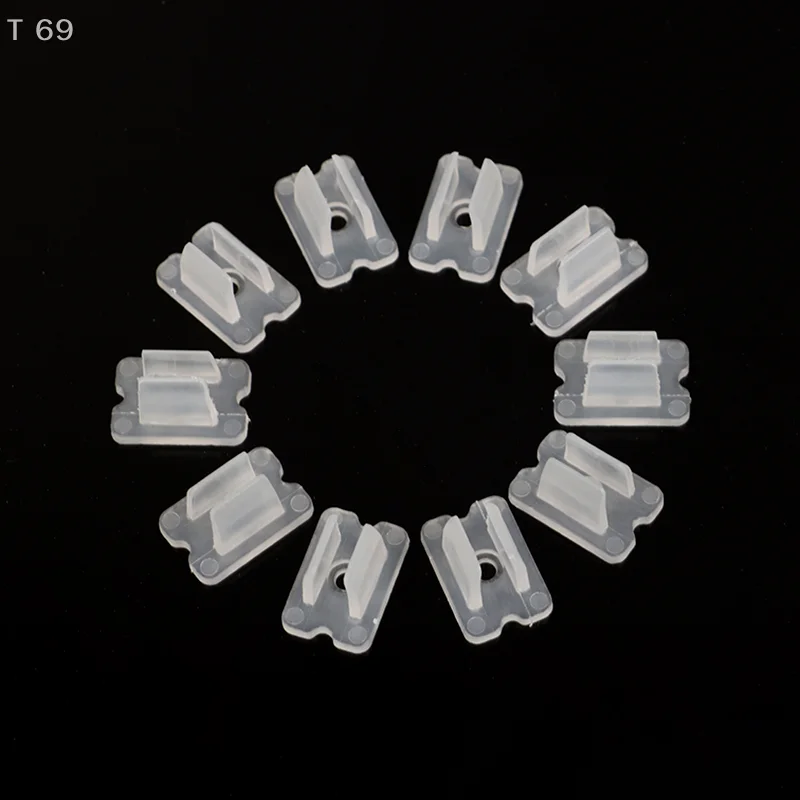 

50/100Pcs Fixing 2835 Neon Light 220V COB Plastic Buckle High Quality Flexible Accessories LED Strip Fix Clips Connector