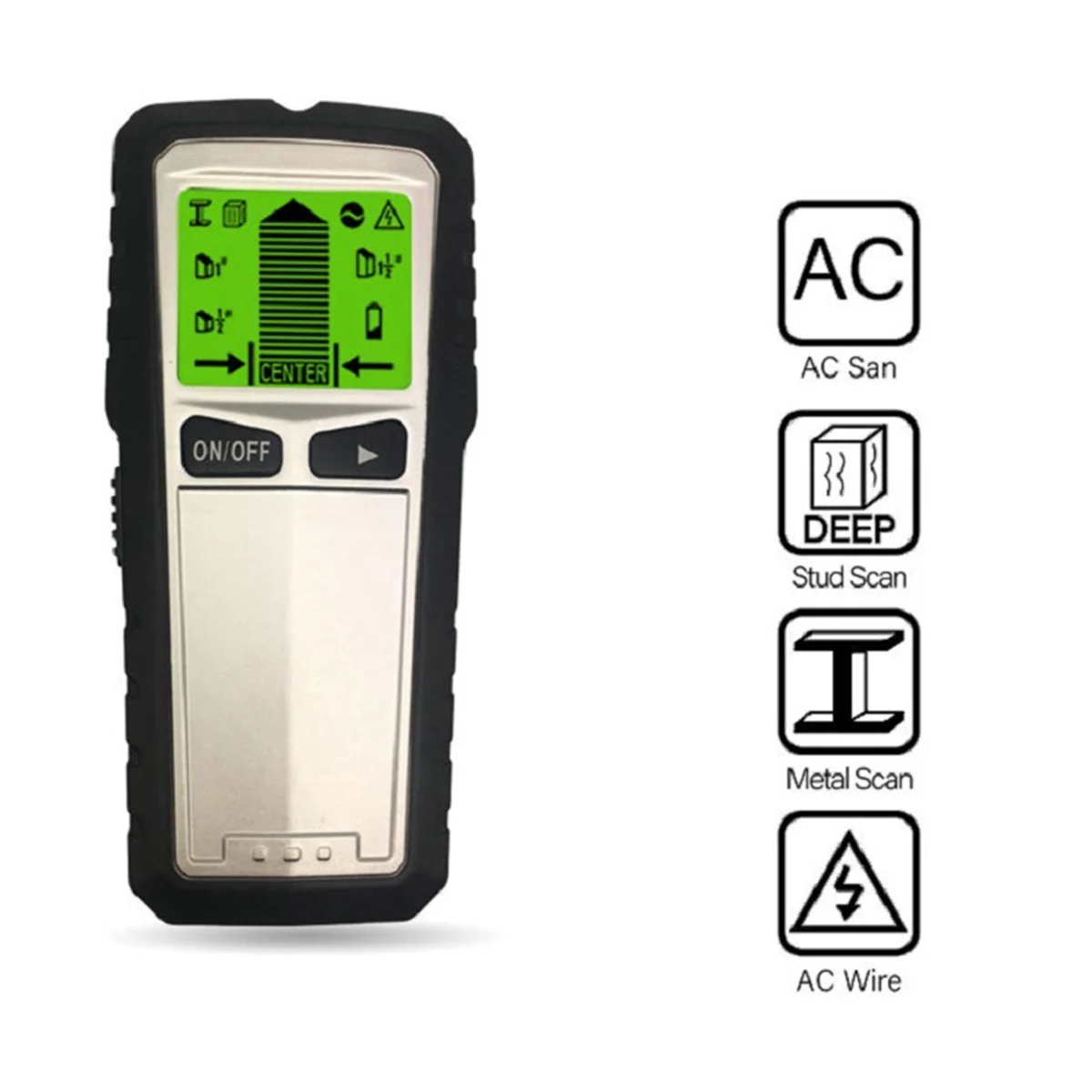 Wall Scanner 3 in 1 Electronic Stud Sensor Wall Wood Detector Beam Detector Stud Detector with HD LCD Display Wood Metal