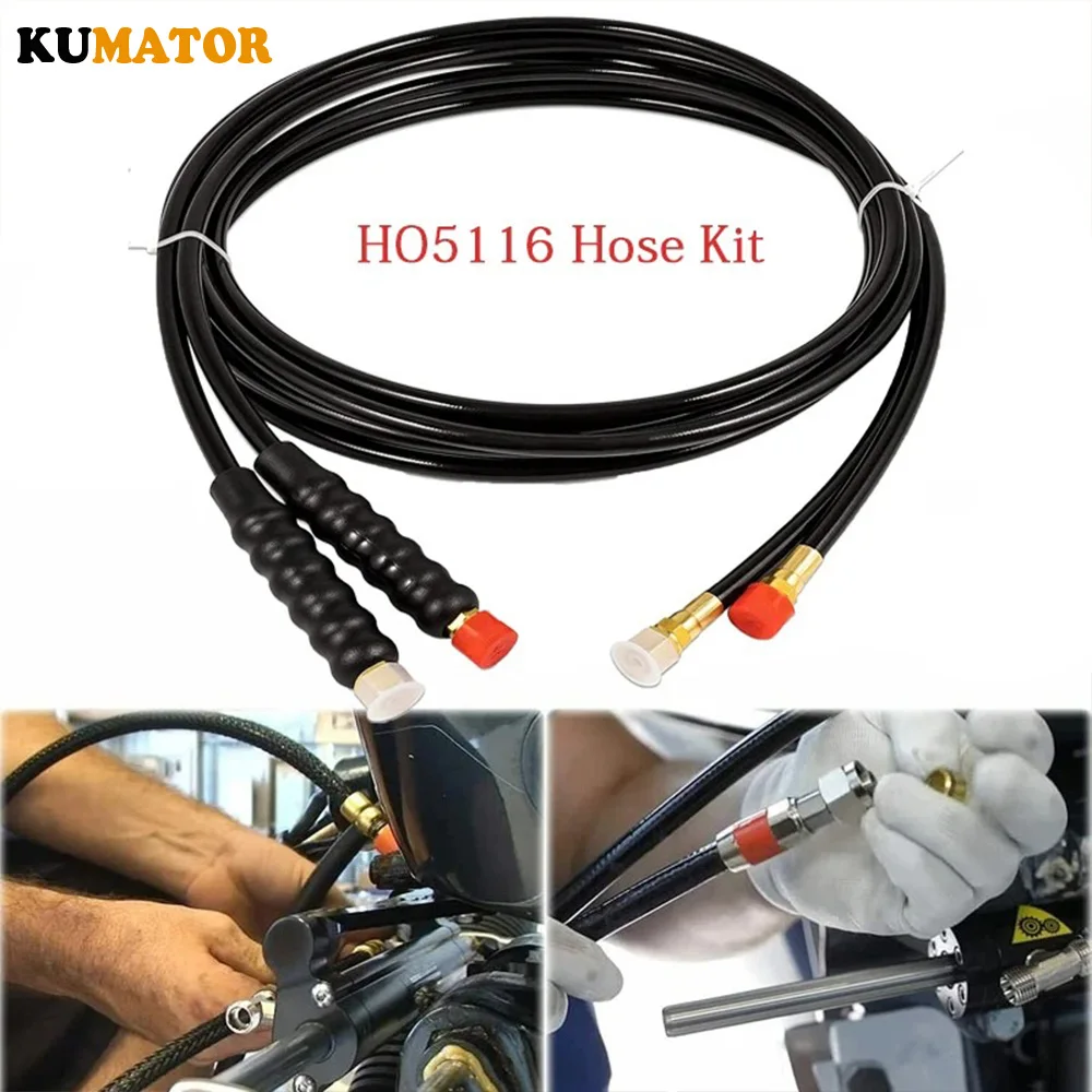 

HO5116 Hose Kit 16ft Compatible with Seastar Steering Systems for Hydraulic Outboard Steering Boat Accessories Marine