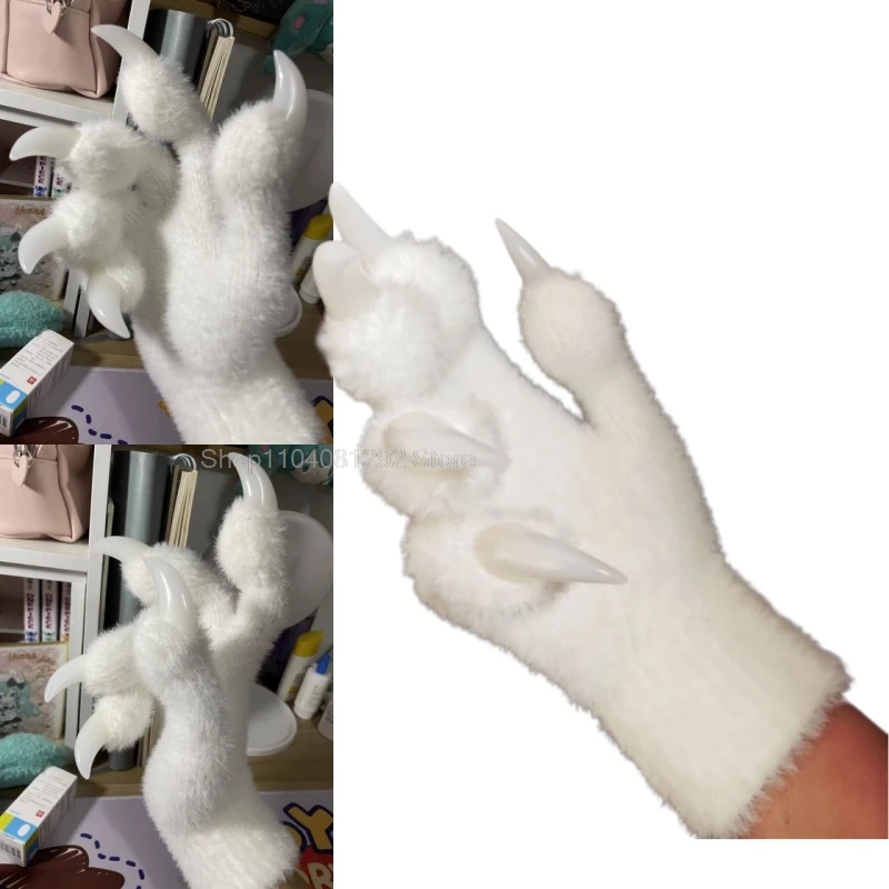 Fursuit Paws Kigurumi Furry Cosplay Gloves Decors Animal Cosplay Glove Handwear Wearable Kig Party Original Roleplay Accessories