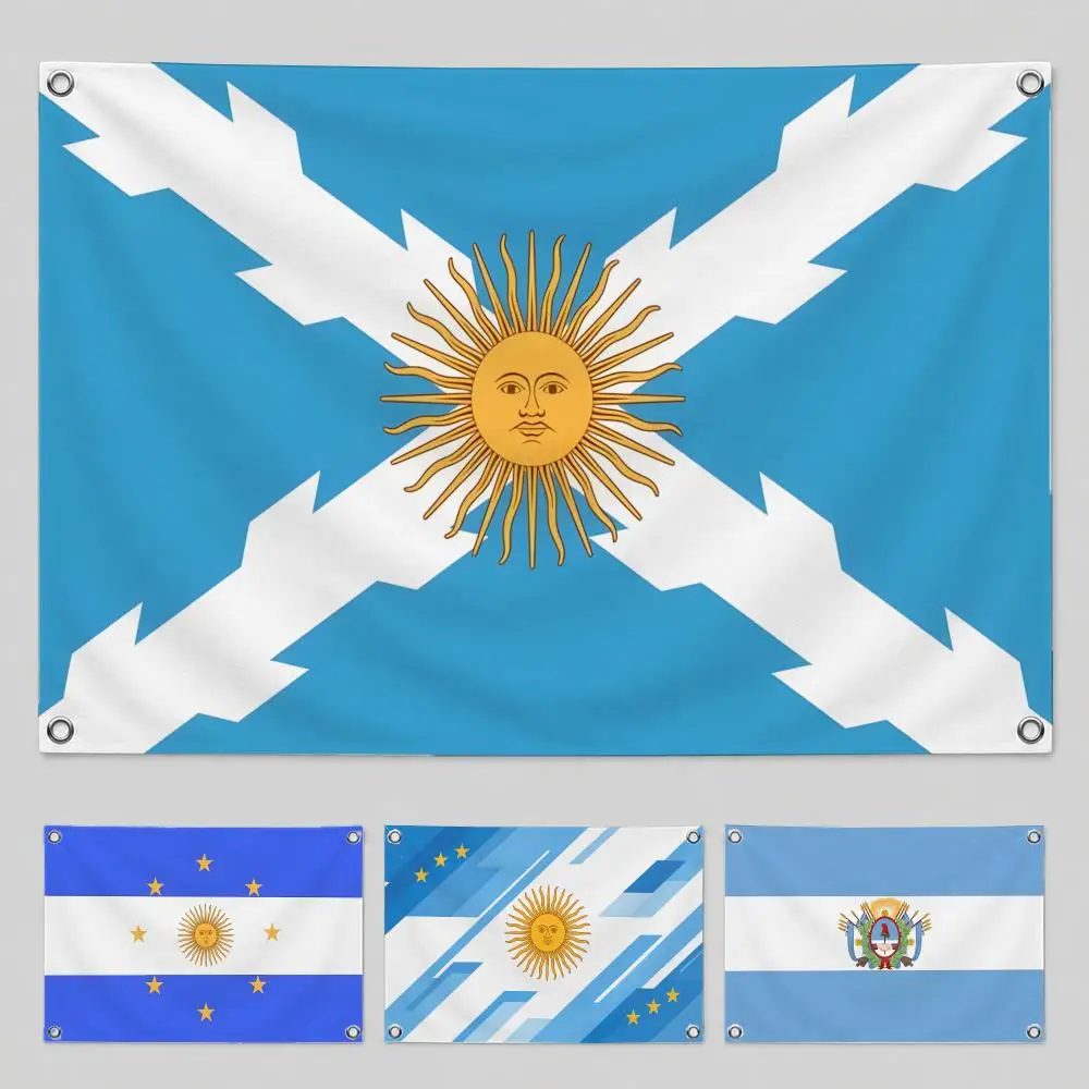 Flag of Argentina  Flags Yard Garden Decor Banner Indoor Outdoor Wall Hanging Flag Home Patio Wall Art Decoration