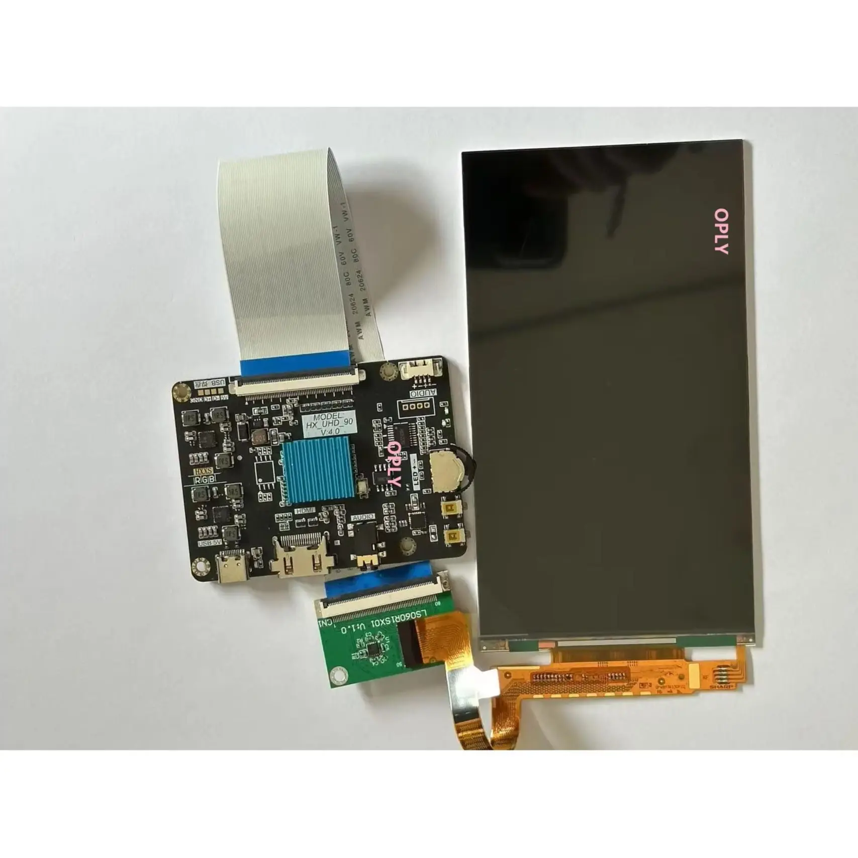 Controller Board typc-C HDMI-compatible To MIPI rotate Audio out  5.5