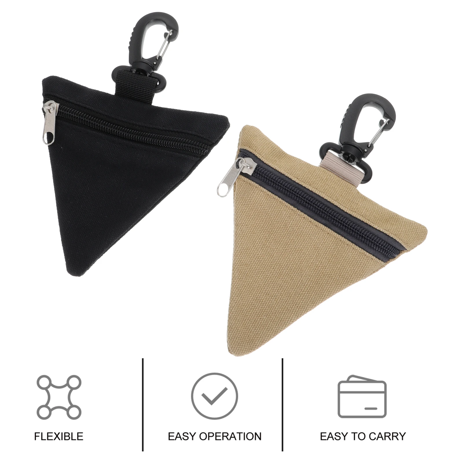 

2pcs Tactical Waist Pack Small Fanny Pack Women Outdoor Non woven Fabric Pouches Camping Hanging Bag Storage ganizer