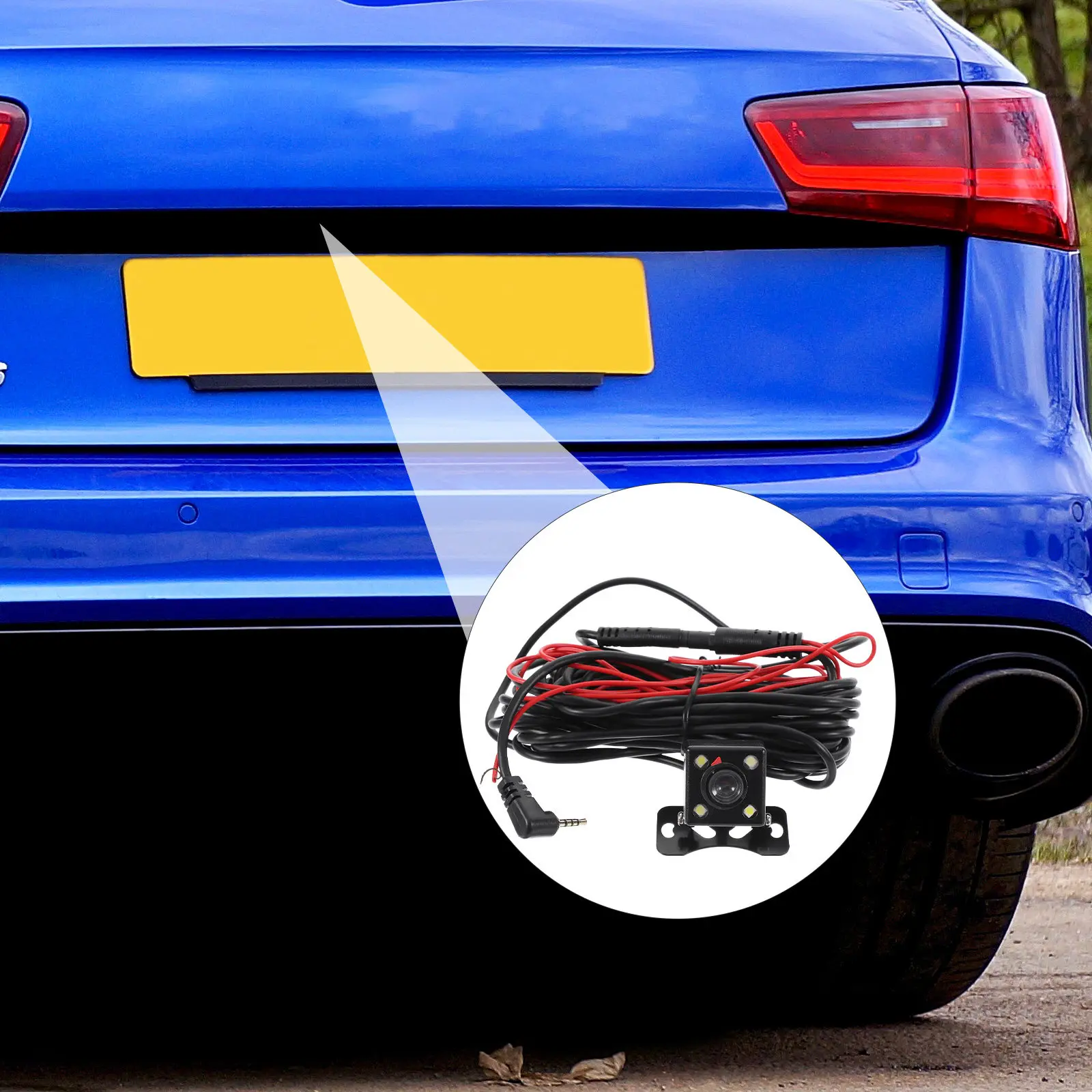 Rear View Camera Hd Recording Car Backup Cam Smooth Parking Assistance Reverse Camera for Cars Easy Installation Sturdy Build
