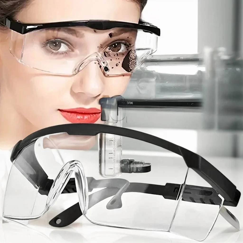 

3/10 шт. защитные очки от брызг — защита глаз для работы, лаборатории, промышленности, ветра и пыли (со также подходят для езды на велосипеде)