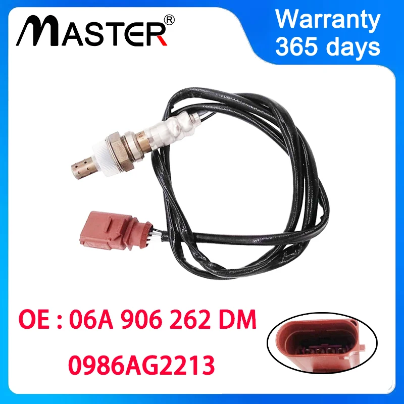 

O2 Rear Lambda Oxygen Sensor 06A906262DM 06E906265D 4L0906262J 0986AG2213 for Audi A4 A6 Q7 Porsche Polo Touareg 06A 906 262 DM