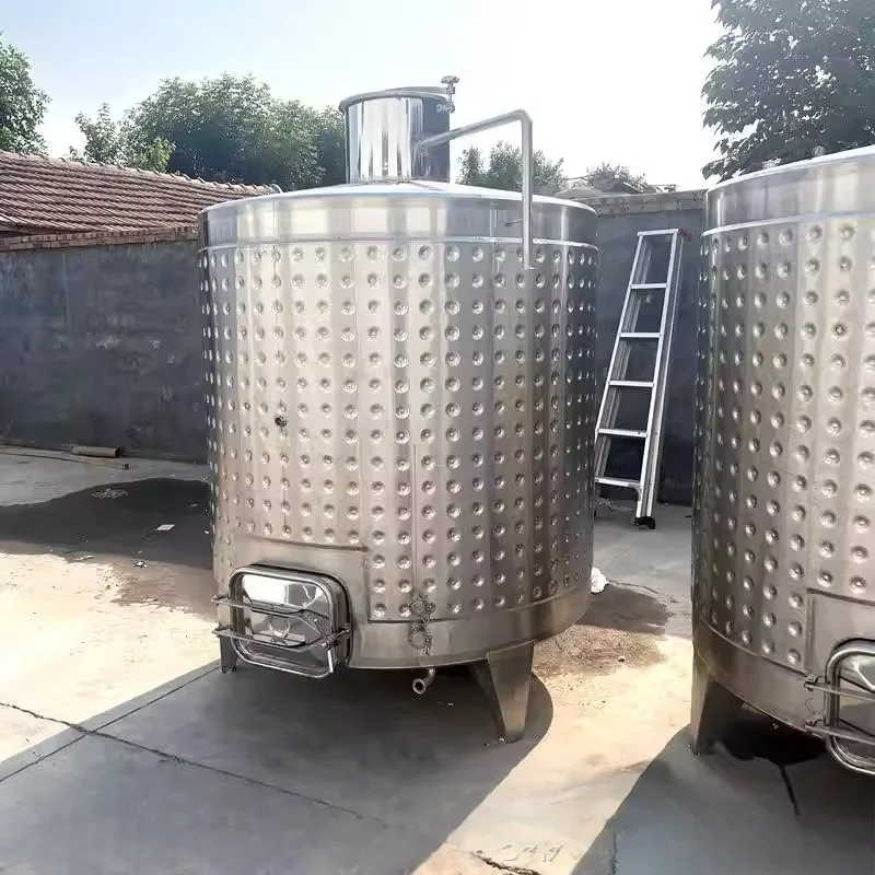 Stainless Steel Miller Plate Leaven Tank, Constant Temperature Leaven Preparation for Wine Production, Refrigerant Storage