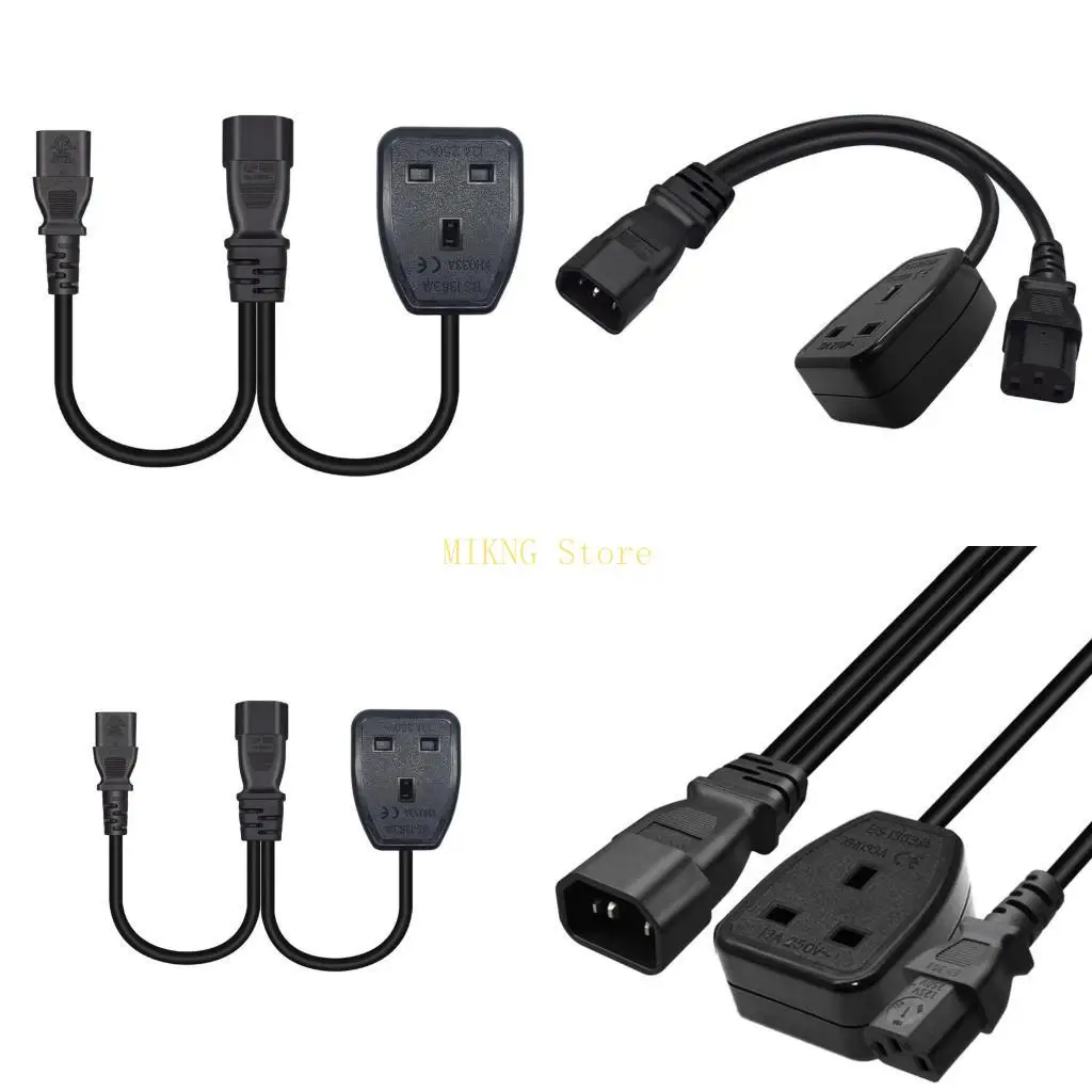 IEC320 C14 To C13+U…