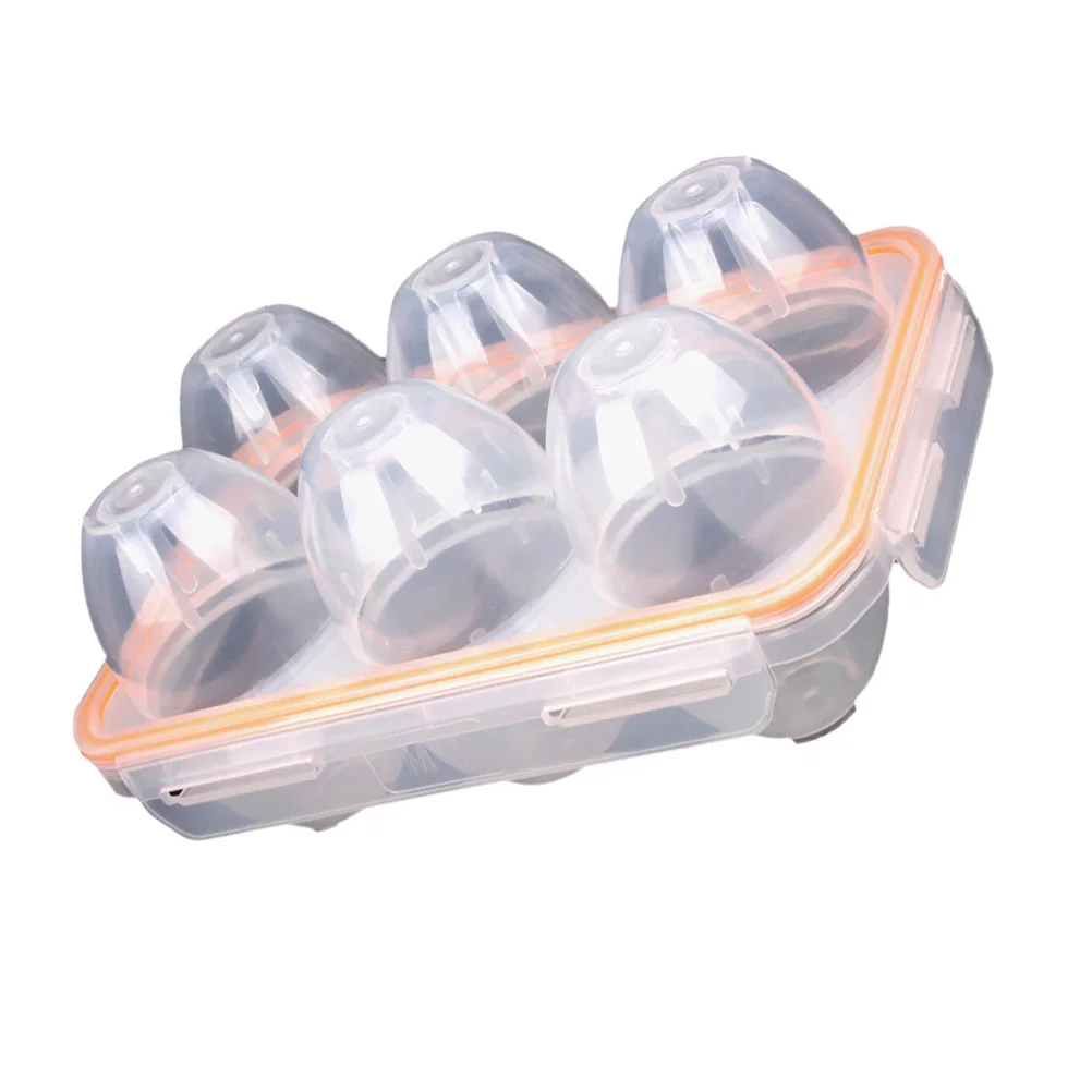 

1Pcs Eggs Storage Organizer Eco- Holder for Refrigerator Cabinet Travel Lightweight Case for Freshness Protection