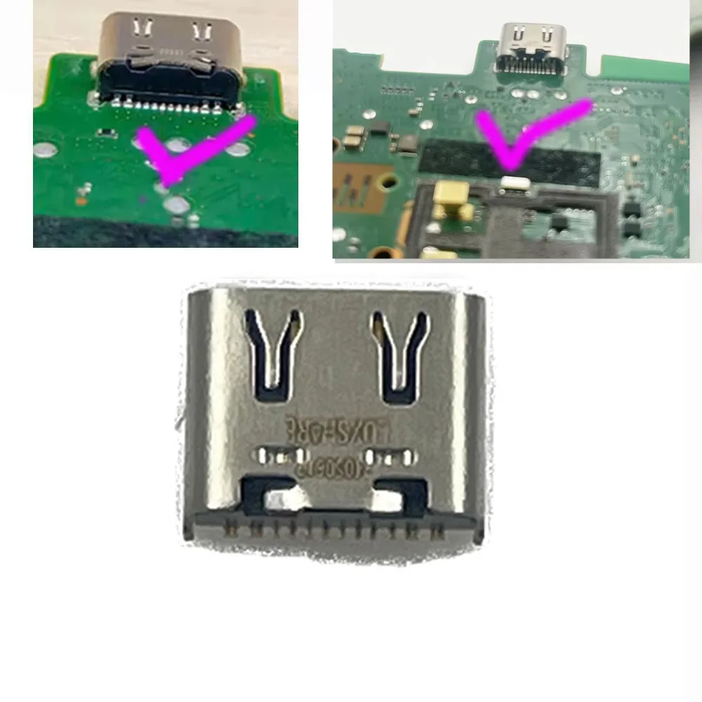 20 قطعة الأصلي لسوني بلاي ستيشن PS5 DualShock 5 010 020 030 تحكم نوع C USB شحن المقبس ميناء