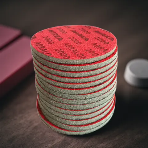 5 인치 폼 건식 습식 스폰지 사포 디스크 몰려 들고 벨벳 180-4000 그릿 연마 도구 mirka 사포 연삭