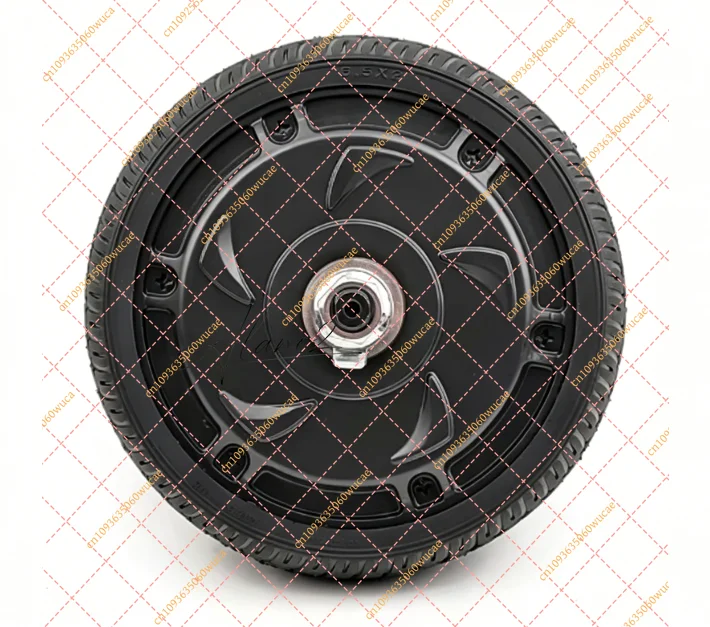 6.5 Inch Solid Wheel Brushless Hub Motor 24V 36V 48V 350W For Electric Scooter