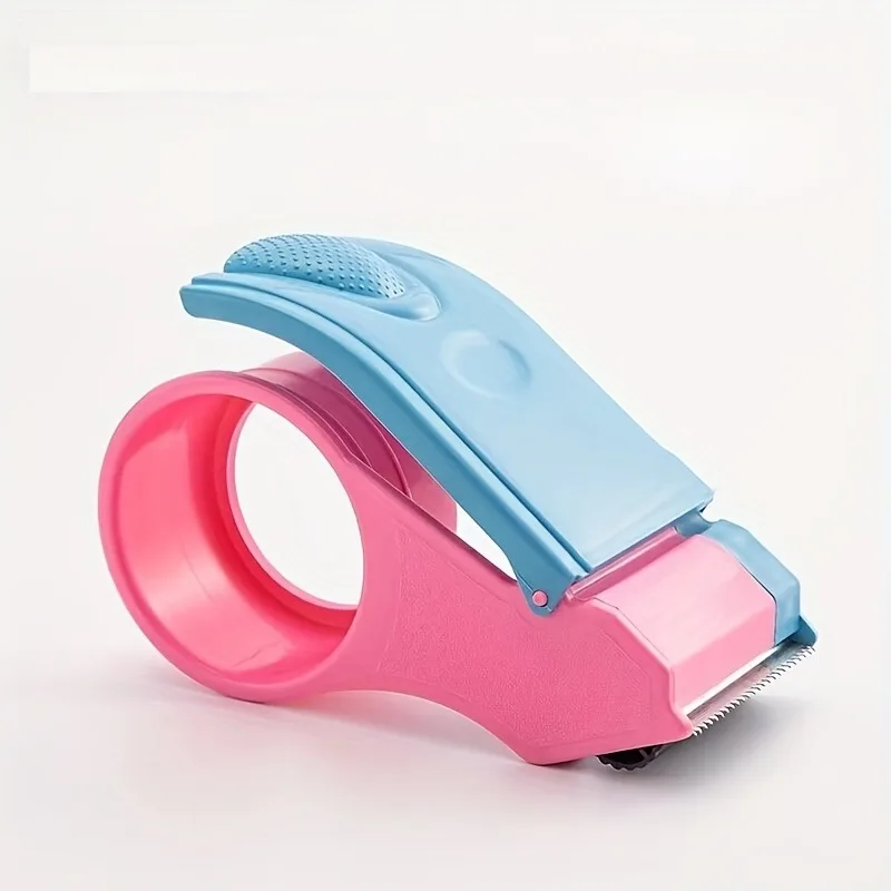 1PC 5mm Sealing Machine 2-in-1 Manual Tape Dispenser with Transparent Tape Cutter, Multifunctional Packing Sealing Tool Tapes