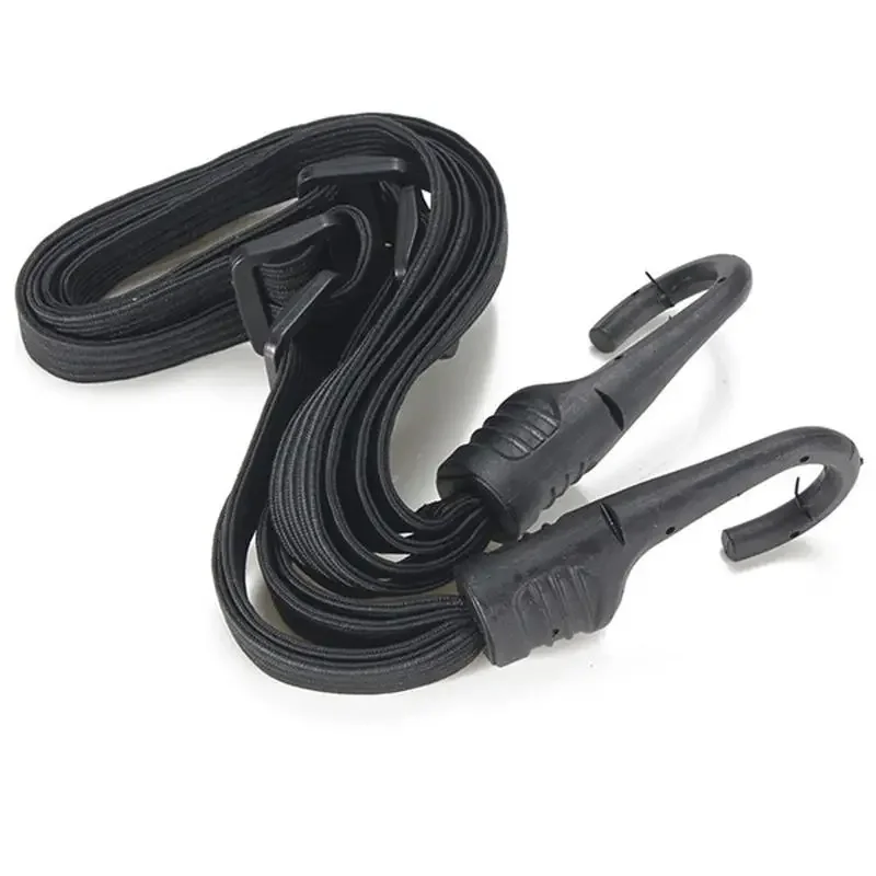 60cm Motorcycle Luggage Belt Helmet Gear Fix Elastic Buckle Rope High Strength Retractable Protection motorbike