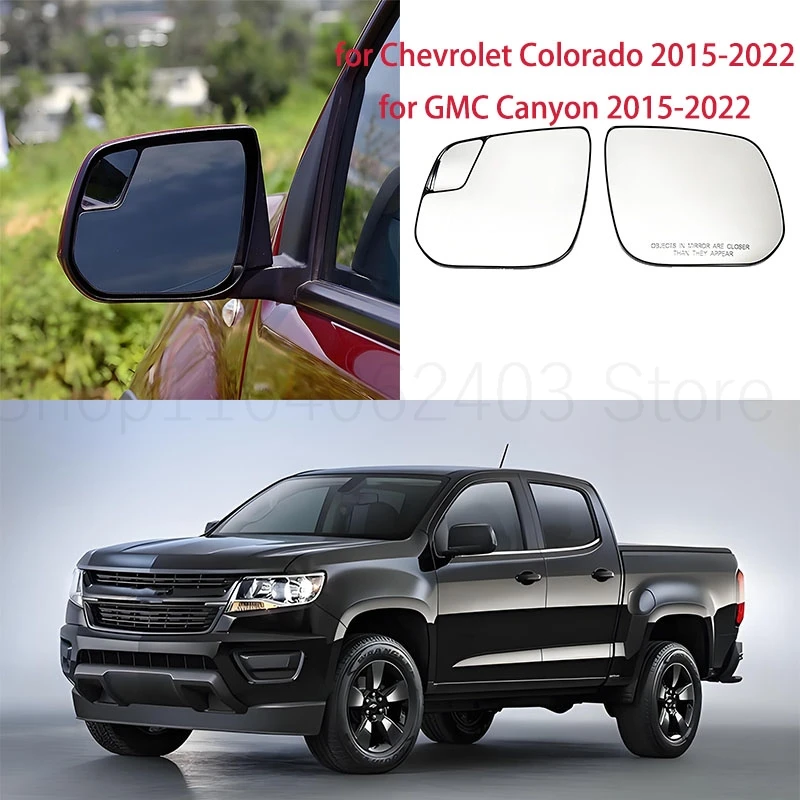 

Стекло заднего зеркала с подогревом для Chevrolet Colorado 2015 2016 2017 2018 2019 2020 2021 2022 GMC Canyon 2015-2022