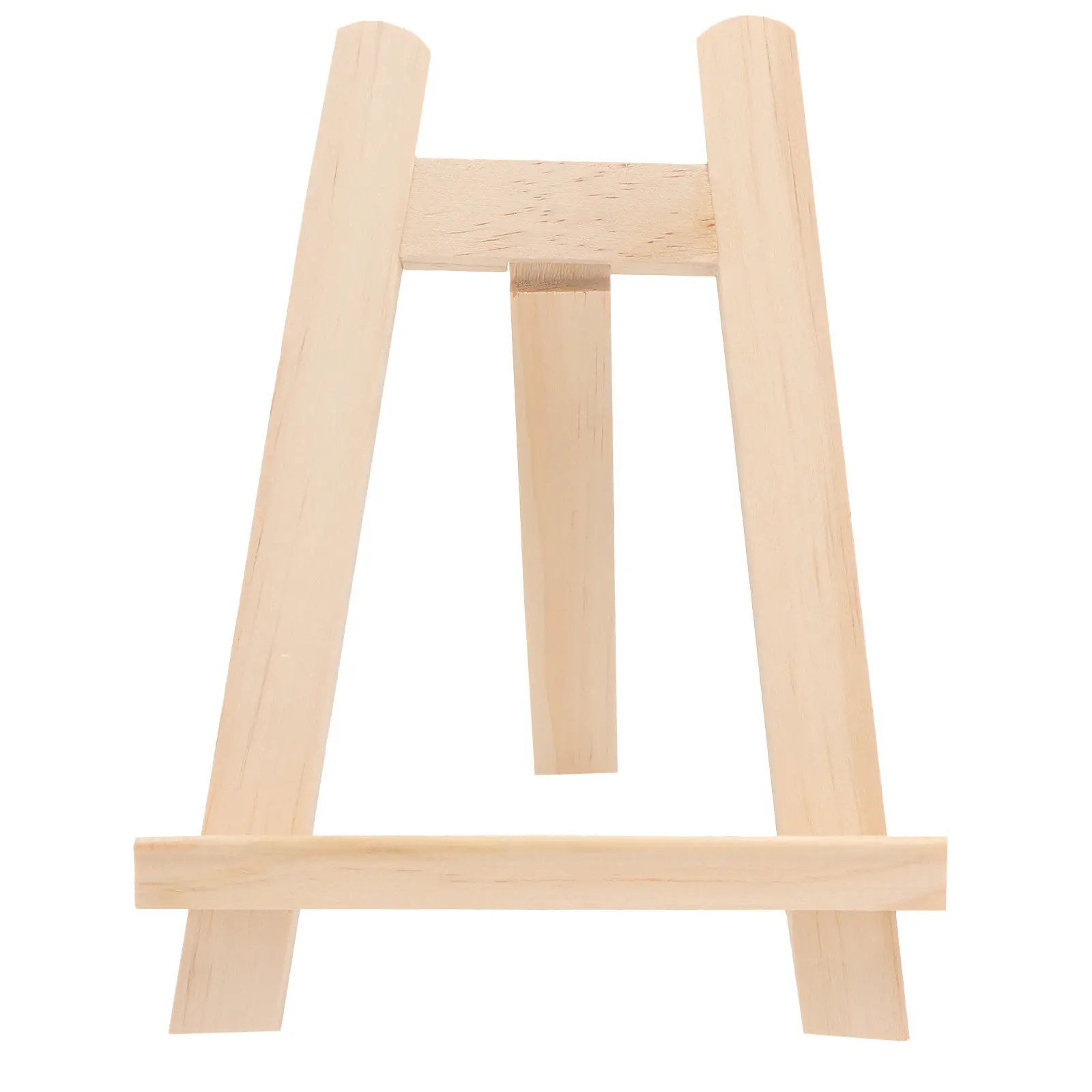 1Pcs Handcrafted Wooden Tabletop Easel Small Desktop A-Frame Display Stand for Photos Paintings Photo Frame Bracket 15x20cm
