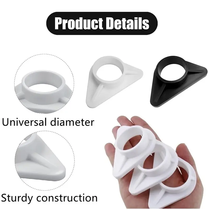 -Sturdy 6 Pcs For Sink Faucet Reinforcement Bracket, Kitchen Tap Stabilization Plate 36 Mm Inner Bore Brace