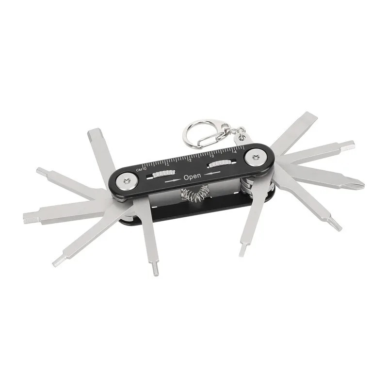 Multifunctional Foldable Tool Wrench Hexagon, One Word, Cross Wrench Screwdriver