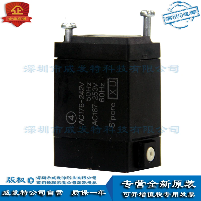 SMC SF4-4F-30 SF4-4FB-30 VFS5310 seri koil katup solenoid AC220V asli