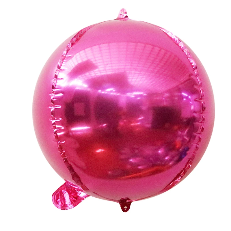 

13pcs 10 Inch 4D Aluminum Foil Balloons - Round Aluminum Foil Balloons for Birthday, Wedding, Baby Shower Party Decorations