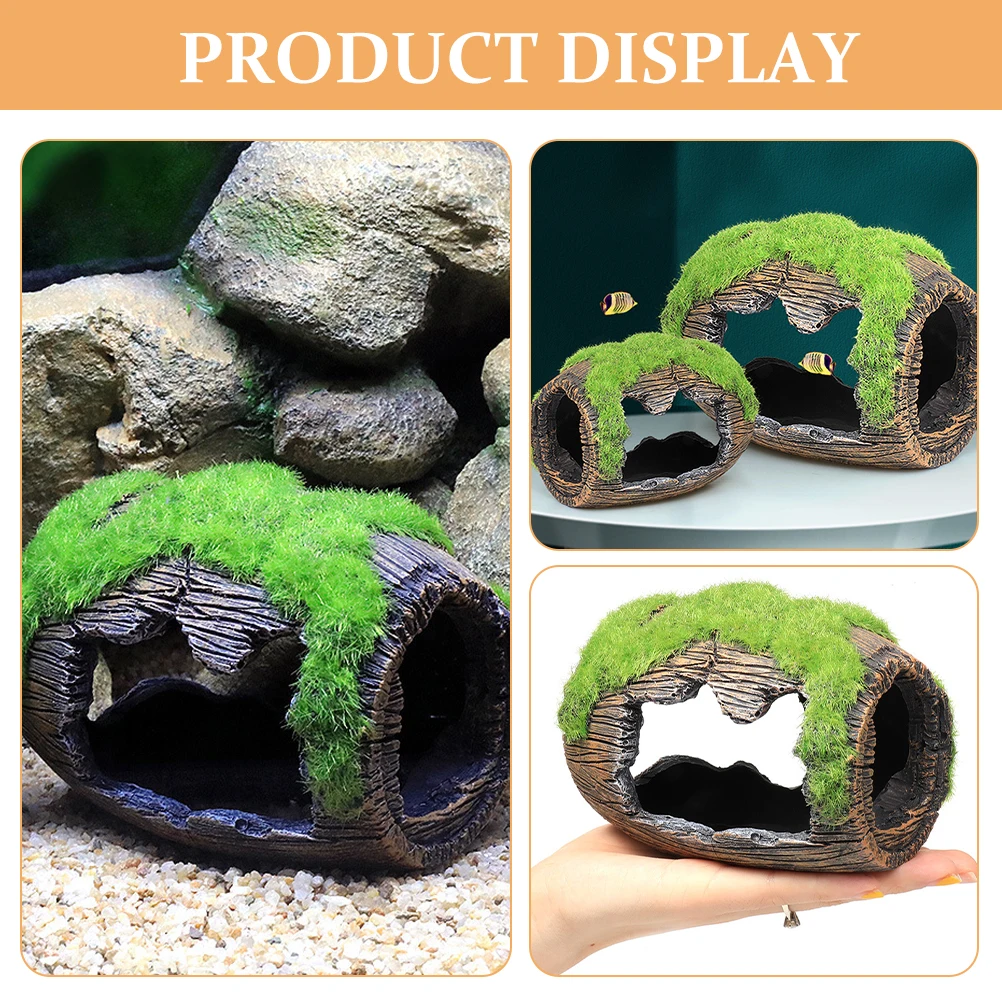 

Shrimp House Hiding Fish Tank Decorations Resin Craft Aquarium Ornament Shelter Shrimp Hideout Underwater Decor Fish Tank