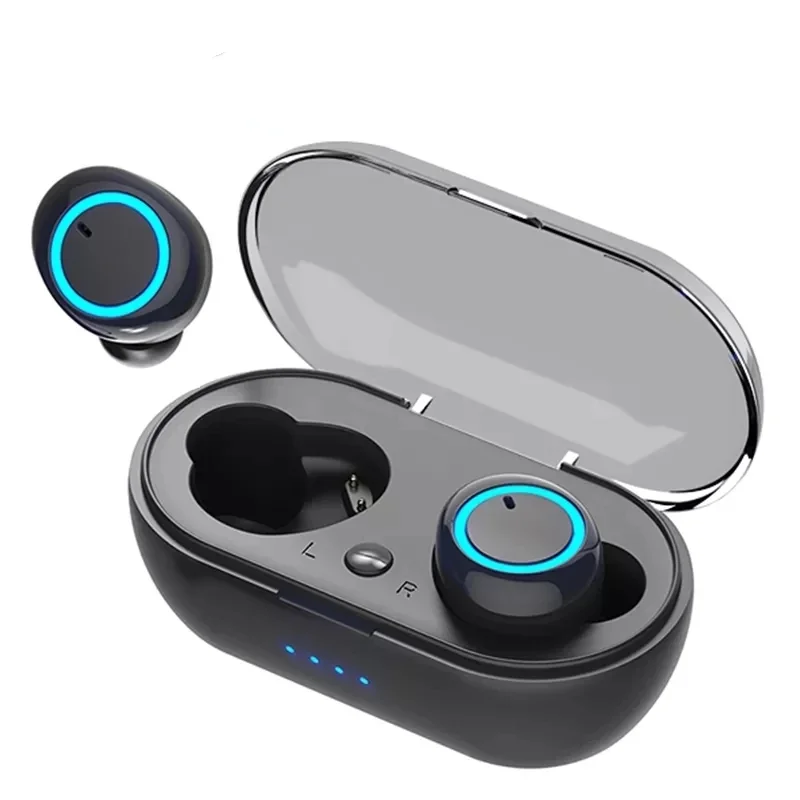 

TWS Bluetooth Earphone Binaural Call In Ear 5.0 True Wireless Stereo Headset Smart Touch Easy Pairing Earbuds Charging Case Y50