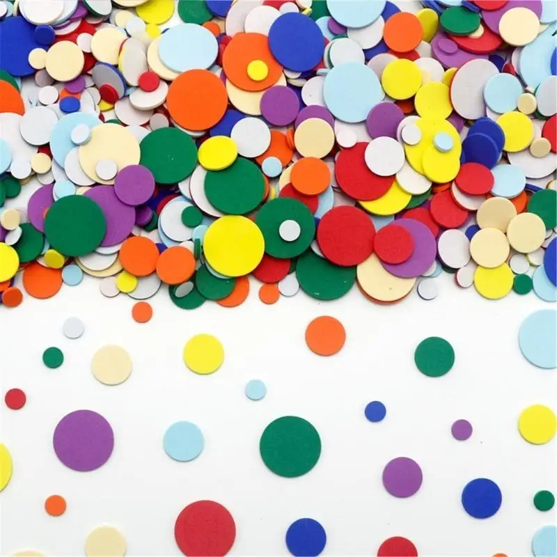 160 шт. Клейкие круги наклейка блестящая пена круглая наклейка на стенах