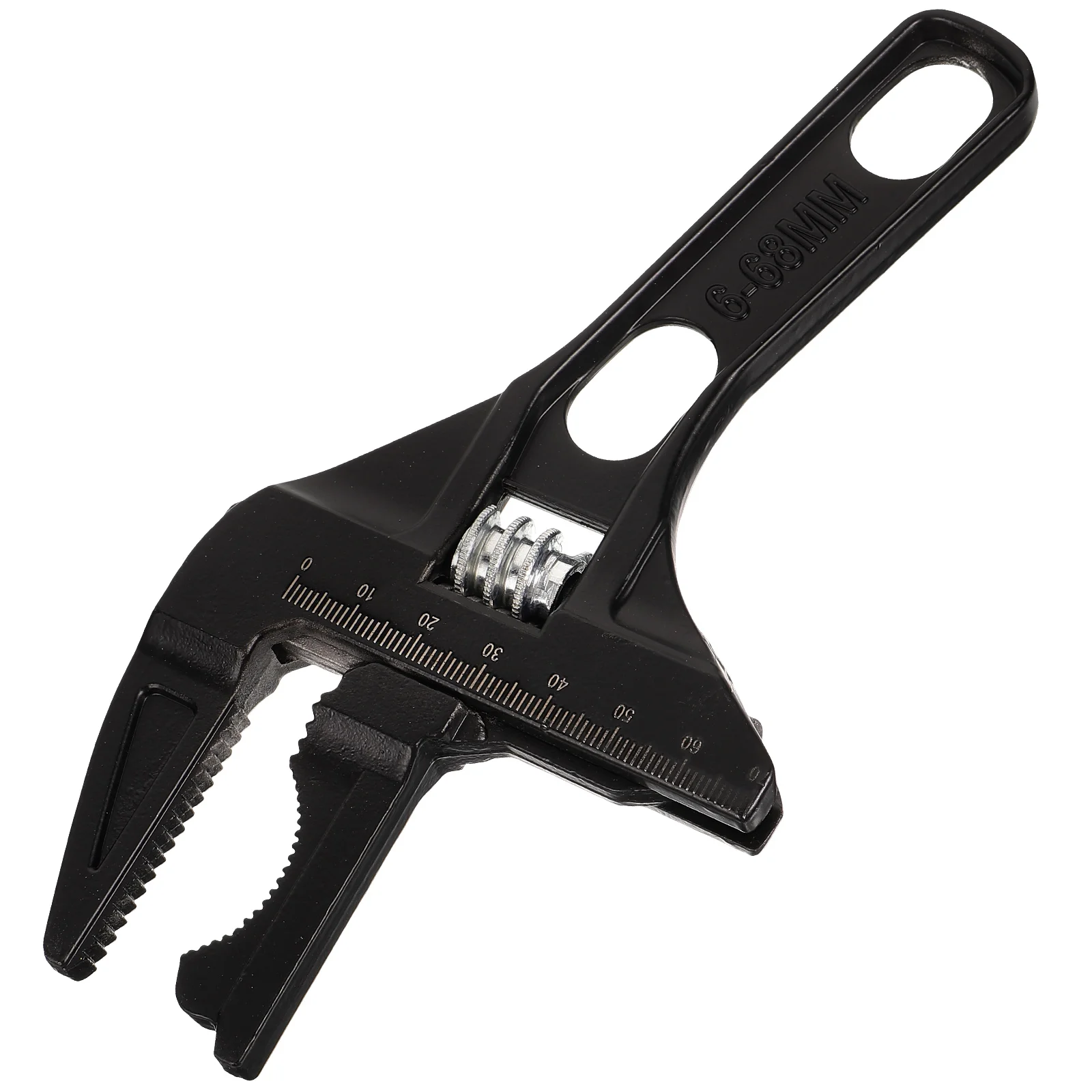 مفتاح ربط سباكة احترافي خفيف الوزن ومقاوم للصدأ لإصلاح حوض خط الأنابيب وصيانة المنزل وفتحة كبيرة