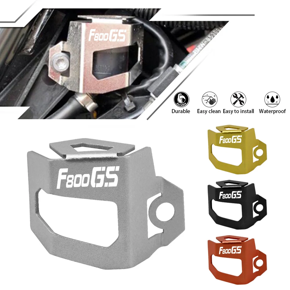 

For BMW F800GS F 800 GS F800 GS F 800GS 2008-2012 2011 2010 2009 Rear Brake Fluid Reservoir Guard Cover Protector CNC Motorcycle