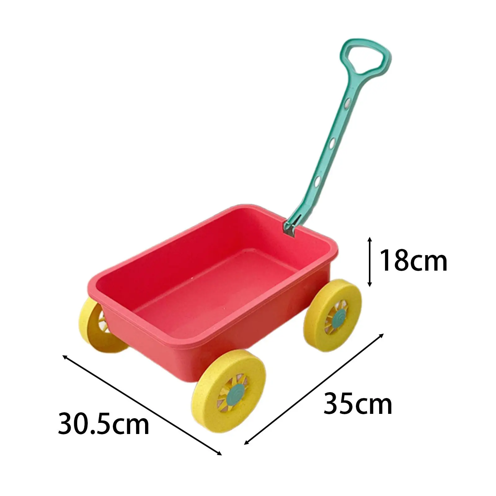 Sand Toys, Pretend Play Wagon Kids, Montessori Sandbox Toy Kids Beach Toy for Garden Hiking Summer Activities,