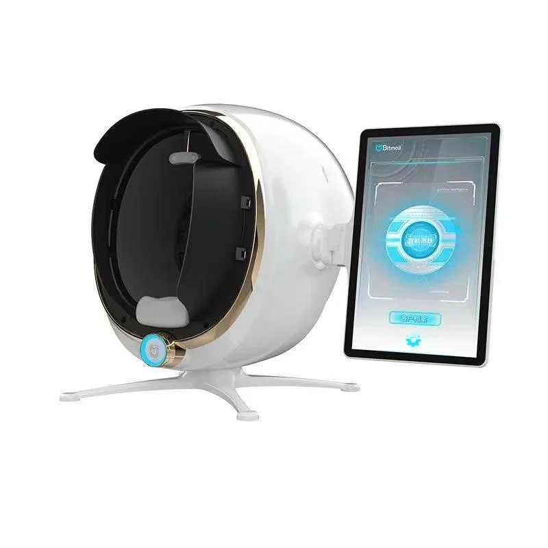 AI Intelligent 3D Facial Skin Analyzer Machine Multispectral Skin Scanner With Touch Screen for Salon