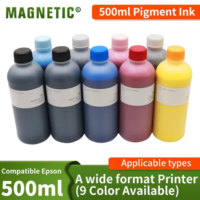 

500ml/Bottle Pigment Ink For Epson s30680 S50680 S70680 S30670 S50670 S70670 7450 9450 4450 9600 4000 4450 4400 4800 4880 Ink