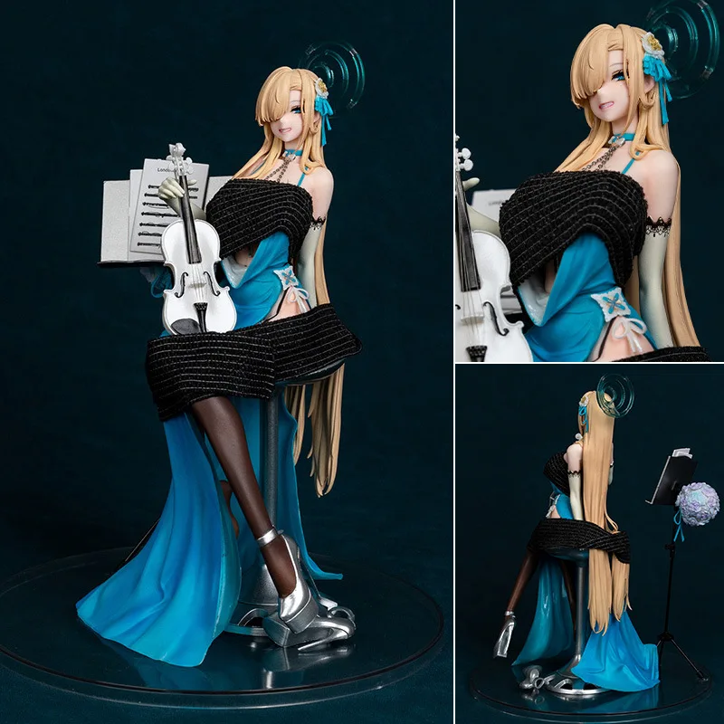 26cm Blue Archive Asuna Lchinosae Dress Ver 1/7 Anime Peripheral Girl Pvc Action Figure Collectible Model Doll Toy Gift