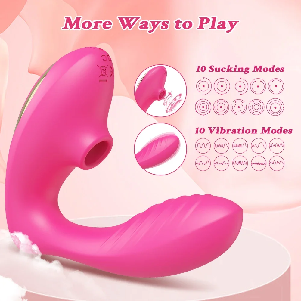 10 Speeds Vibrator Sucking for Women Sucker Oral Sex Suction Nipple Clitoris Stimulator Erotic Sex Toy for Women Sexual Wellness